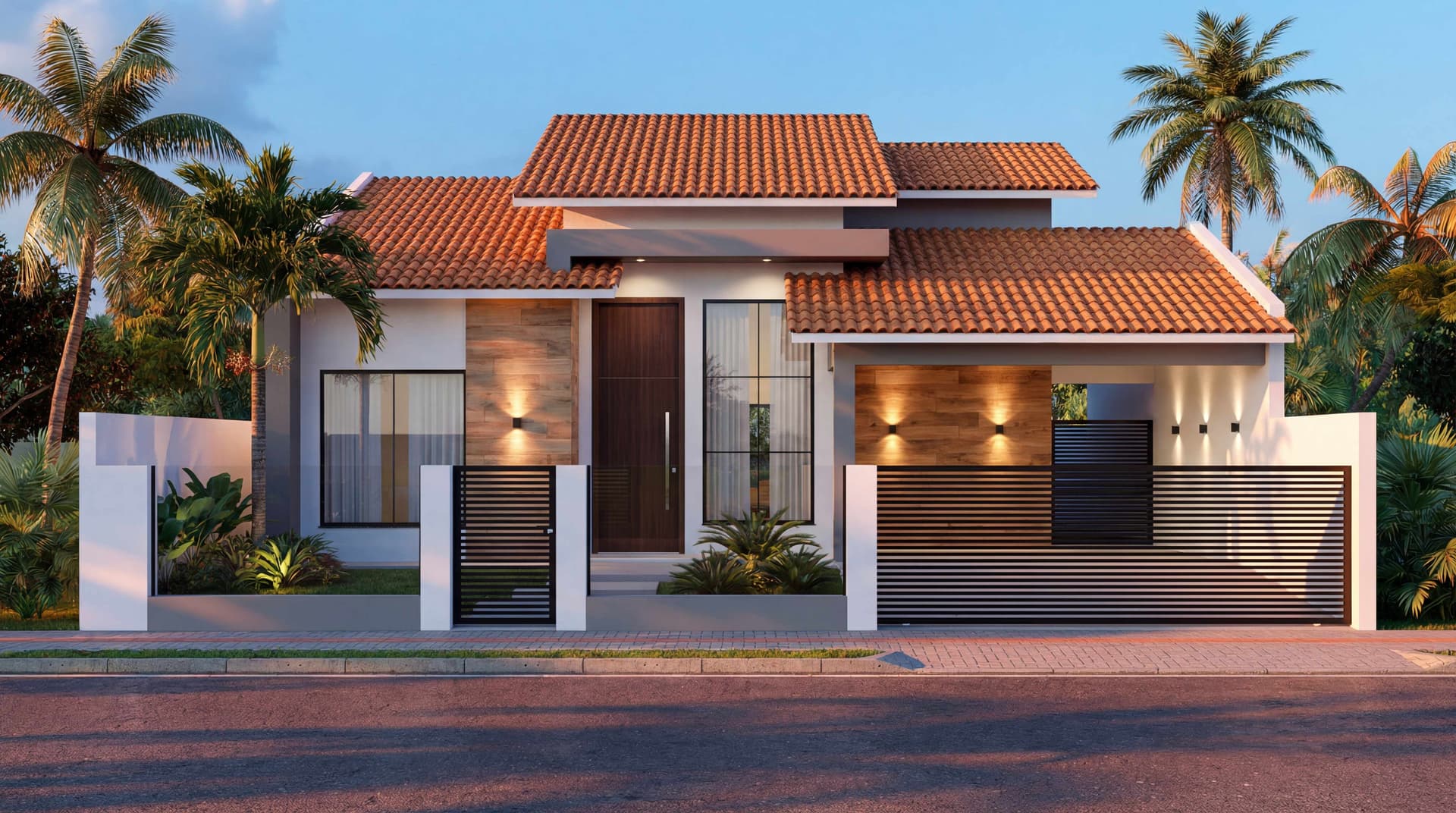 Residência Tropical Moderna