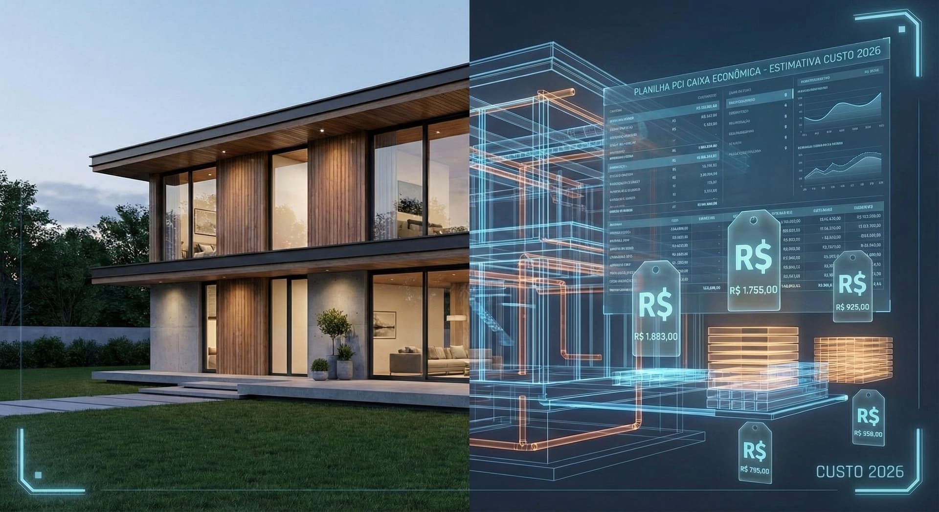 Quanto custa construir uma casa de até 150m² em 2026 no Brasil?